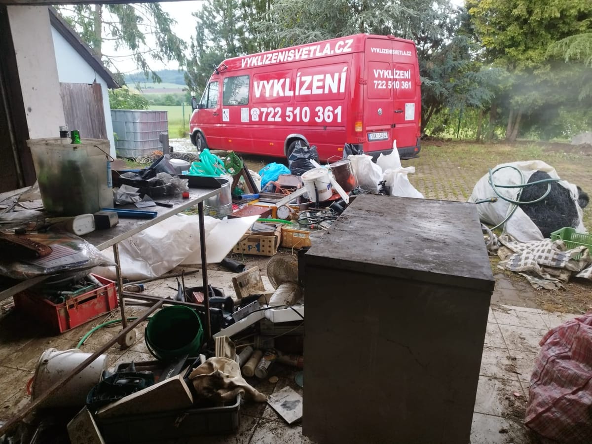 Vyklizený prostor po realizaci